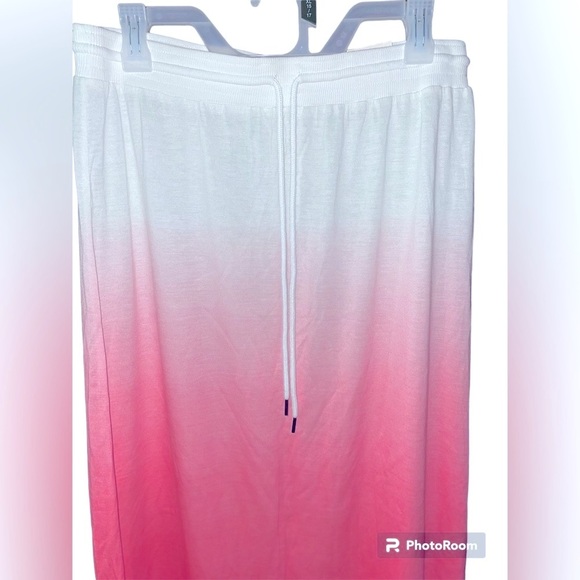 AEROPOSTALE Long Skirt NWT XL White Pink Fade - Picture 4 of 6